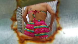 Outdoor cabin fucking (Large Busty)
