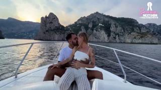 Fucked by the captain during our boat trip to Capri; crew watching