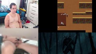 Rapey chick gets her gamer jizzed off on virtual booty call