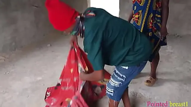 Big cock🍆 pleases big ass🍑 wife with erotic sex in her backyard