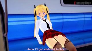 Date with Marie Rose: Rough Anal👌 Frenzy: Panty-clad Babe Gets Creampied on Public Streets