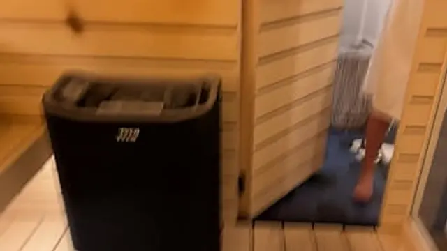 Sauna encounter with an unknown partner