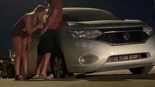 Mom's Dirty Secret🤫 Double Dicked in Alleyway After Work