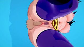 3D Hentai Hardcore with Giant Nemuri