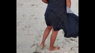 Sneaky nudity at the seaside