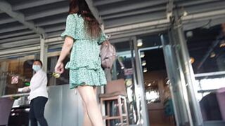 My Sexy Stepsister Loses Bet Gets Public Pussy✌ Showdown: Restaurant & Street淫荡展示