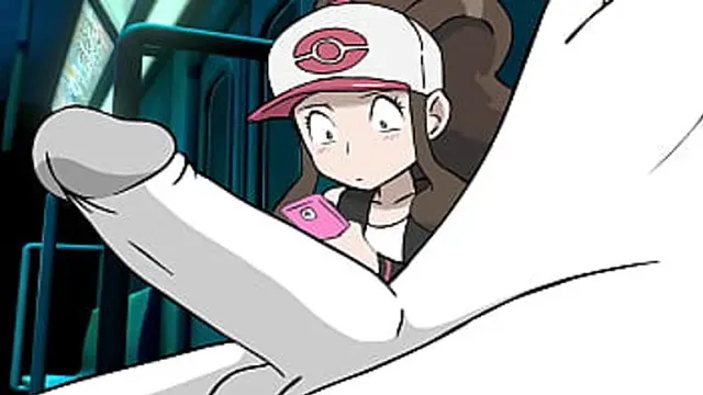 Public Stranger Raids Hilda TRAIN