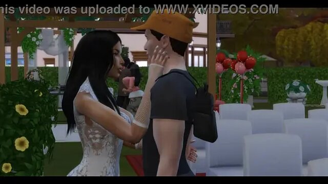 Petite ebony MILF Lauren London gets blacked at wedding