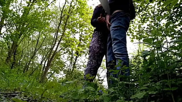 boyfriend-in-law pleads with milf-in-law for intimacy outside &mdash;  she gives him a handjob instead