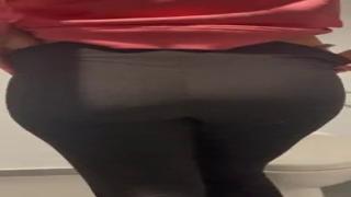 Raw, wet, public toilet sex with a horny🥵 cop and a naughty😈 MILF!