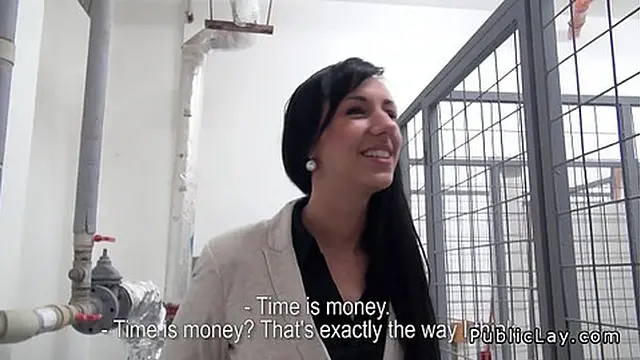 Euro amateur gets caught and fucked indoors