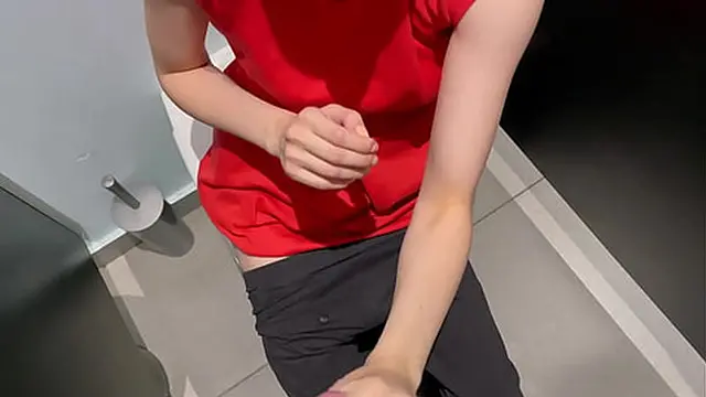 Paid for public rest room sex with the first girl he encountered