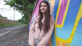 Outdoor Stud Session - Cute College Art Student Flirts With a Large Dick🍆