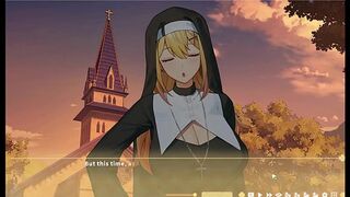 Summer Clover [Harem Hentai Game] Ep17 Nun Sister Lasciviously Sucking My Finger Publicly!