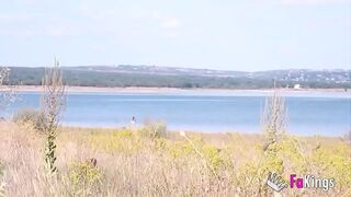SPIES ON SOFIA SANTANA GETTING IT ON WITH A STRANGER BY THE RESERVOIR IN MADRID - FAKINGS