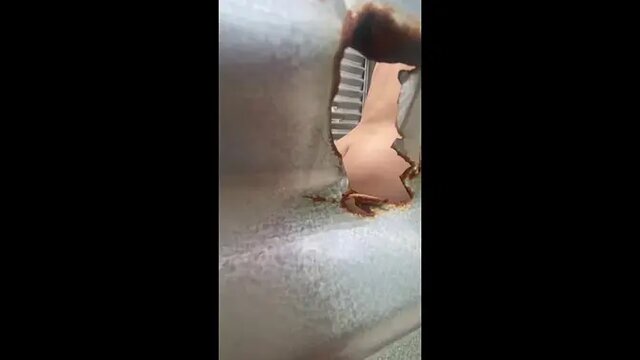 Amateur camera in outdoor dressing room LATINA CULONA