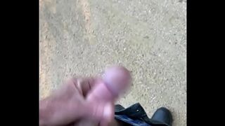 Public jacking off