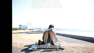 Doggystyle tease in public