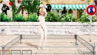 Kagamine Rin Nude Dancing - Too Cute MMD by kiidosan