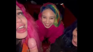 Girls surprise guy on boat, suck😜 him off unexpectedly