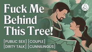 Couple Engaging in Wild Sex in the Forest – Outdoor Erotic Play with Oral😜 & Anal👌