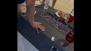 Sexy outdoor action at a wild porn gathering