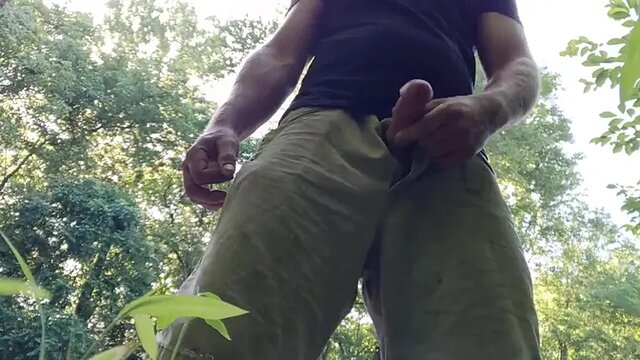 Public jerkoff at the park cum went everywhere hopefully nobody saw