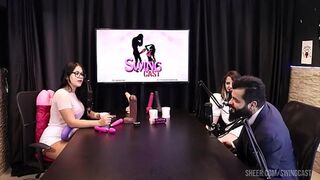 He stuck his arm inside Lady Snow's pussy to make her horny and excited - Swing Cast with Tifany Rocha, Lady Snow & Lord Kenobi (WATCH ON: SHEER/RED)