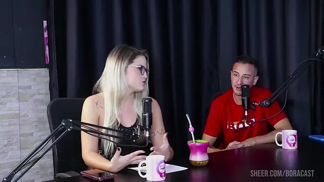 Sexy blonde milf and tattooed stud in romantic and cuckolding scenes