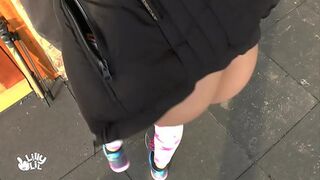 Anal Public fuck with teen amateur slut and cumshot