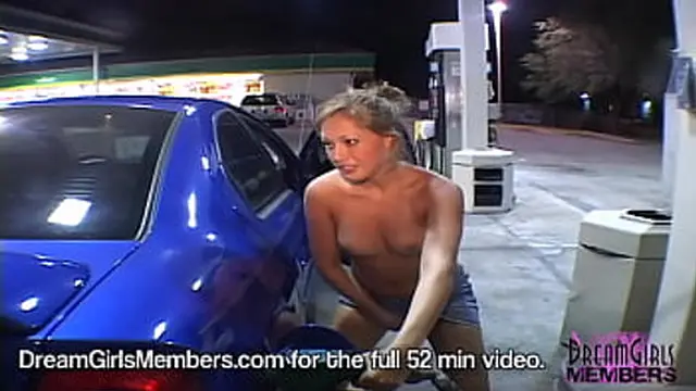 Insanely Risky Public Flashing With Hot Blonde Coed