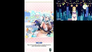 Anime girl with big tits lactating in public locker hentai gaming