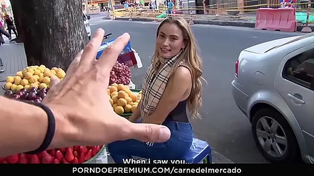 CARNE DEL MERCADO - Hot Latina seduces with passionate &mdash;  intense fuck session
