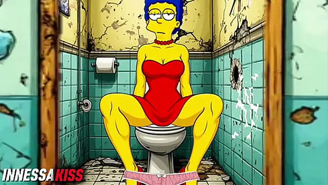 Married Housewife Gets Fucked In A Public Dirty Restroom  Porn parody