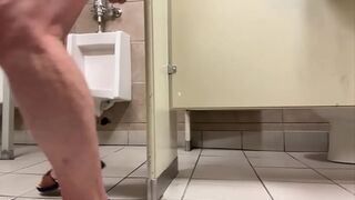 Mitchibitionist - Public toilet dildo exhibitionist - Aug 13, 2025