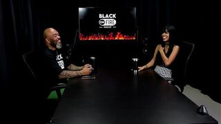 She got tense during the gang bang —  she likes to have sex all the time —  sometimes she can't cum —  and whoever sucks sits or passes by    - Juh Jackson (WATCH ON: SHEER/RED)