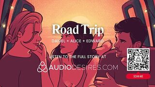 ASMR Audio Porn: MMF FWB Threesome Fuck in a Car – DP —  Anal & Public Sex – Erotic Audio Story