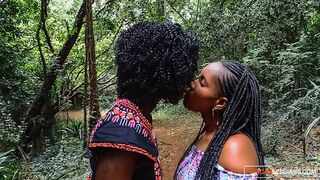 PUBLIC Walk in Park, Private African Lesbian Toy Play