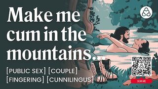 Couple's Wild First Encounter in Nature – Fingering👉 & Intimate Roleplay