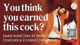 ASMR Audio Porn: Male Dom Teacher Fucks His Submissive Student – Sex At Work – Erotic Audio Roleplay