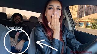 Woman app driver catches passenger masturbating behind her...What now?