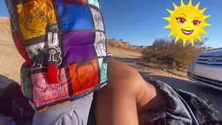 Couldn’t wait so we fucked in public