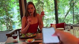 Risky Public Date with Lush 3 – I Almost Got Caught Cumming in the Store