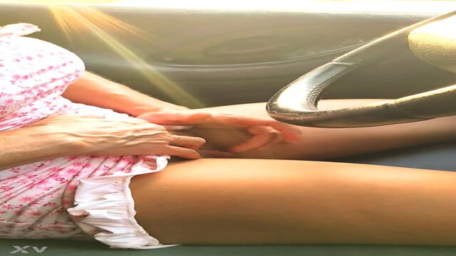 Wife gets caught masturbating in public