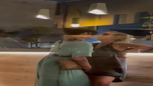 Public park Lesbian fingering session with friends