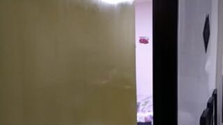 Husband spies on young neighbor pounding me inside