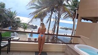 Ravage the Isla Mujeres goddess in this public lust paradise