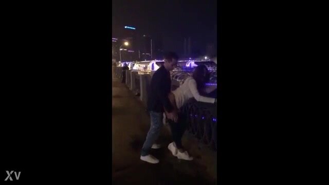 Amateur couple enjoys public sex with excitement