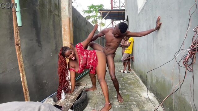 Nigerian adult entertainment featuring a hot goddess giving a sloppy head 