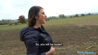 Filthy Czech vixen gets her woods-whored-out booty brutally pounded in a forest escapade